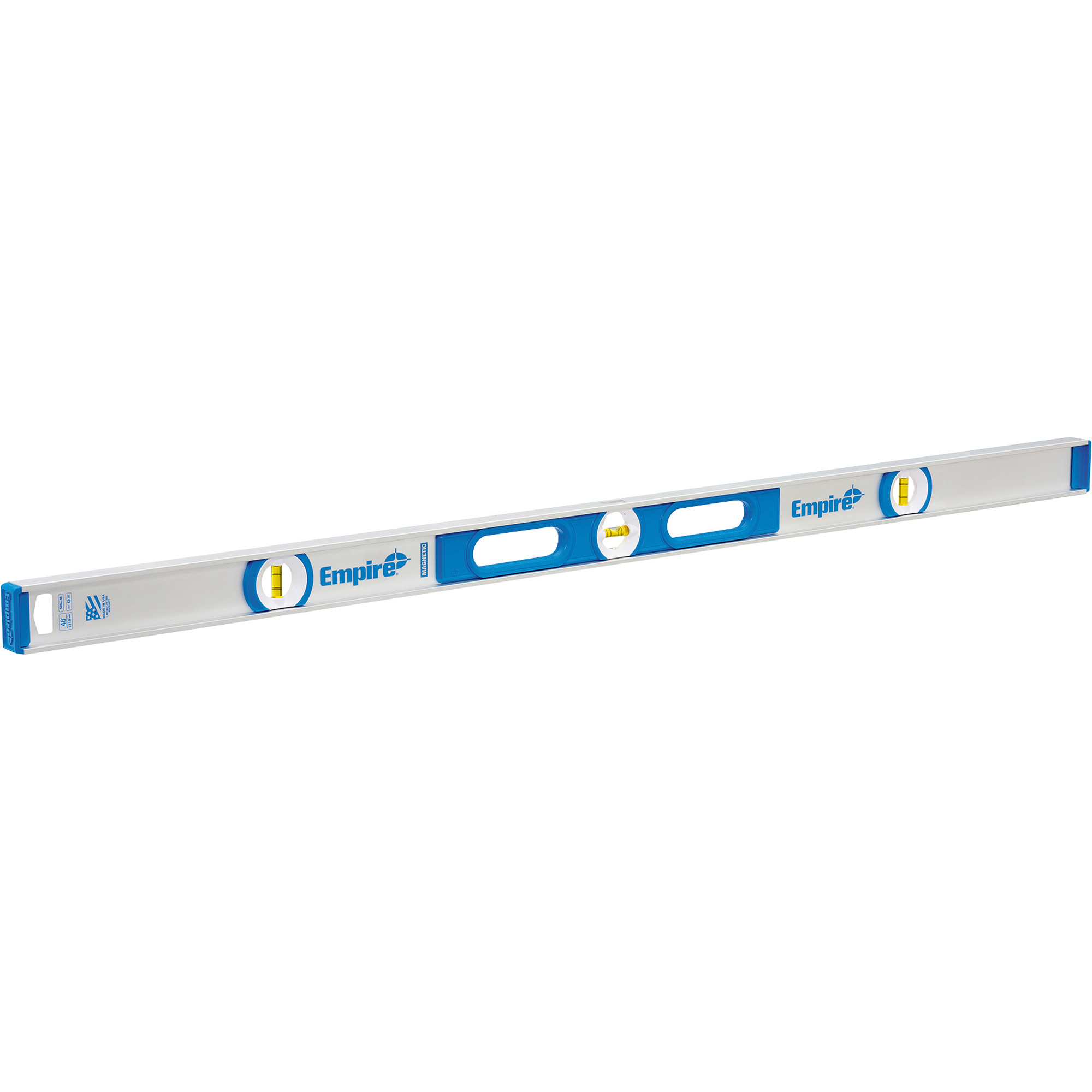 Empire 500 Series I-Beam Magnetic Aluminum Level, 48in., Model# 500M.48